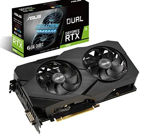 ASUS ROG Strix RTX 2060 EVO Scheda Grafica, 6GB GDDR6 192-bit PCIE 4.0, GPU NVIDIA Ampere, ROG-STRIX-RTX2060-6G-EVO-GAMING