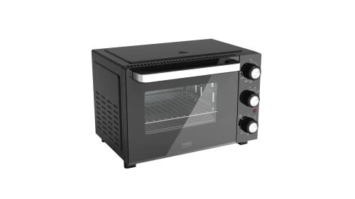 Beko - BMF20B - Fornetto Elettrico, Cottura Ventilata, 20 Litri, 1400 W, 4 Funzioni, Timer 60 min, Temperatura fino a 230°, Nero, 51.5 x 37.5 x 39.8 cm