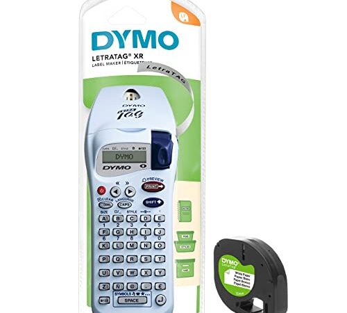 DYMO LetraTag XR Etichettatrice Palmare | Macchina etichettatrice portatile con tastiera in stile ABC | Ideale per la casa