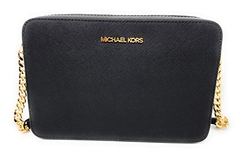 Michael Kors - Jet Set Lg Ew - Borsa a tracolla da donna, Nero , Medium