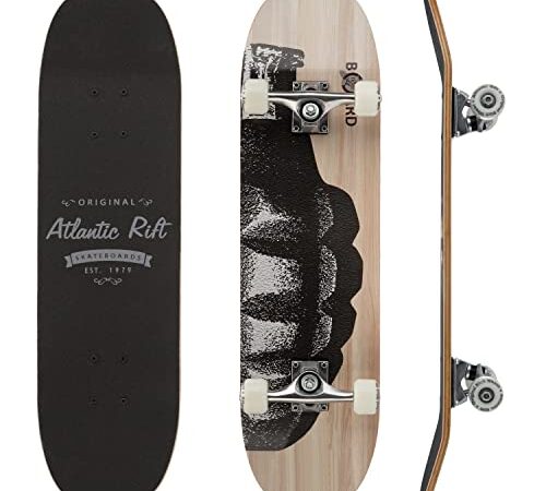 Monzana Skateboard Design Moderno Tavola da Skate Legno Acero 9 Strati Cuscinetti a Sfera ABEC 9