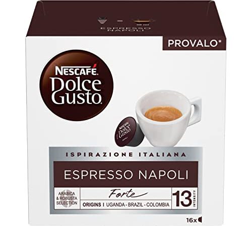 NESCAFÉ DOLCE GUSTO Espresso Napoli Caffè, 6 Confezioni da 16 capsule (96 capsule)