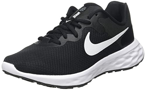 Nike Revolution 6, Scarpe de Gimnastica Donna, Nero (Black White Dk Smoke Grey Cool), 39 EU