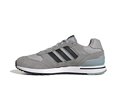 adidas Sneaker da Uomo Run 80s, Grigio Two Core Black Magic Grey, 43 1/3 EU