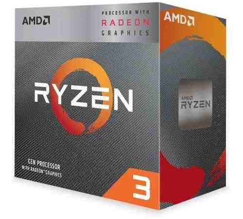 AMD Ryzen 3 3200G, Processore PC, 3,6 GHz (frequenza massima: 4,0 GHz), 4 MB L3 Cache, Socket AM4, GPU integrato Radeon Vega 8