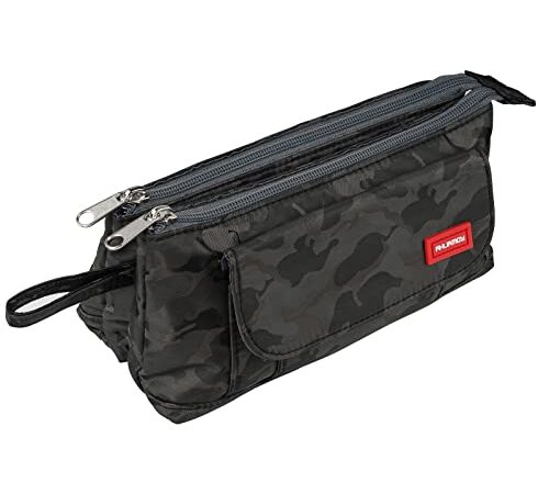 Astuccio con 2 Grandi Scomparti Tasca Grande Capacità Astuccio Portapenne per il Trucco Materiale Scolastico per Ufficio Regalo per Studenti delle Scuole Superiori Ragazza Ragazzo Adulto(camouflage)