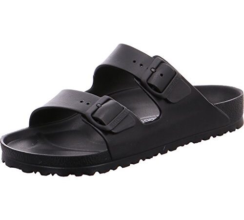 Birkenstock Women's Arizona Eva Narrow Fit Sandal Black-Black-4.5 Size 4.5