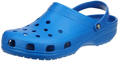 Crocs Classic Clog, Zoccoli Unisex-Adulto, Resistenti All'acqua e ad Asciugatura Rapida, Cobalto Brillante, Taglia 42-43 EU