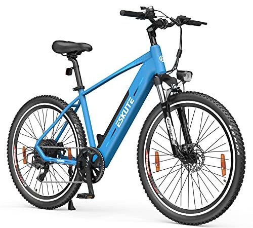 ESKUTE Netuno plus mountain bici elettrica 27,5 pollice motore Bafang 250W, 25km/h, bicicletta elettrica con Batteria SAMSUNG Cell 36V 14.5Ah, autonomia 100km, Shimano 7, mountain bike elettriche da