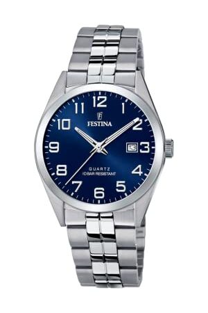 Festina Orologio Analogico Quarzo Uomo con Cinturino in Acciaio Inox F20437/3