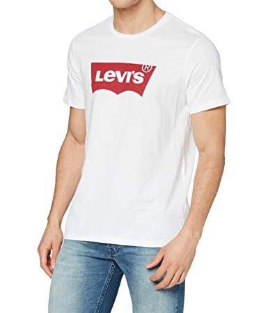 Levi's Graphic Setin Neck Hm Graphic White Gr, T-shirt Uomo, Neutri (Graphic White Gr), M