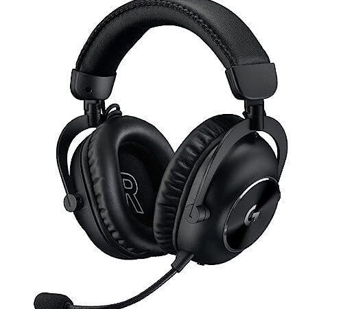 Logitech G Pro X 2 Lightspeed Cuffie Gaming Wireless, Microfono a Braccio Rimovibile, Driver Grafene 50Mm, Dts: Headphone X2.0, Surround 7.1, Pc, Ps5, Ps4, Nintendo Switch, Nero