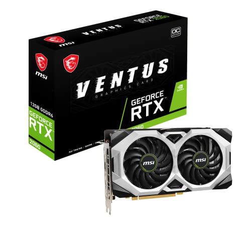 MSI VGA GEFORCE RTX 2060 VENTUS 12G OC NVIDIA 12 GB GDDR6