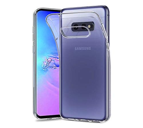 NEW'C Cover per Samsung Galaxy S10e, Custodia Gel Trasparente Morbida Silicone Sottile TPU [Ultra Leggera e Chiaro]