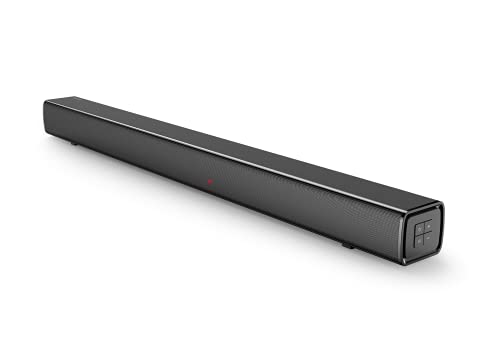 Panasonic Sc-Htb100 Soundbar 2.0 Canali, Hdmi, Usb, Montabile A Parete, 45 Watt, Bluetooth, Suono Potente, Ideale Per Tv, Nero, 76.2 x 5.8 x 6.8 cm