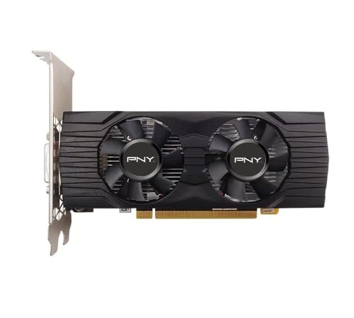 PNY Scheda Grafica GeForce GTX 1650 4GB Dual Fan Low Profile