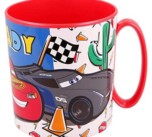 Stor Tazza Micro 350 ML Cars Lets Race, Multicolore, 8 cm