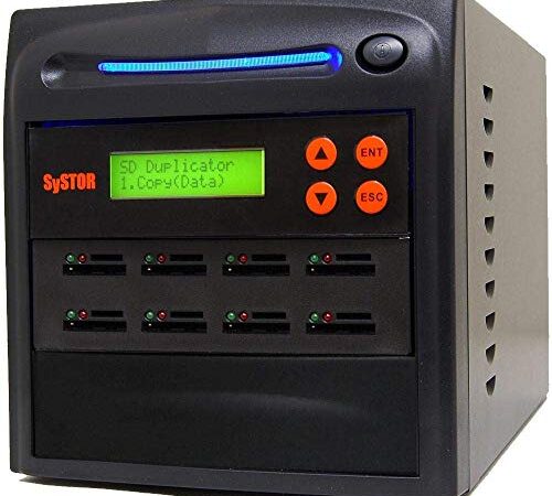 SySTOR Duplicatore/Copiatore multiplo da 1 a 7 Lettori di Schede di Memoria SD/microSD (SYS07SD)