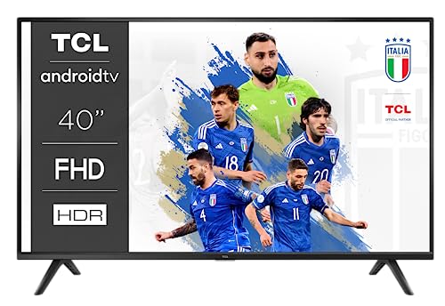 TCL 40S5209, Smart TV 40” FHD con Android TV, HDR & Micro Dimming, Compatibile con Google Assistant, Chromecast e Google Home