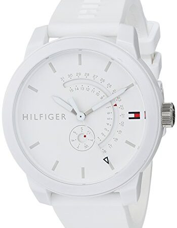 Tommy Hilfiger Orologio Analogico Classico Quarzo Uomo Con Cinturino In Silicone 1791481