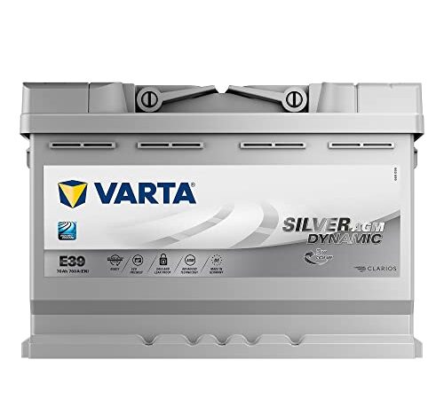 Varta Silver Dynamic Agm Batteria Auto, 70 Ah, 12V, ‎27.8 x 17.5 x 19 Cm