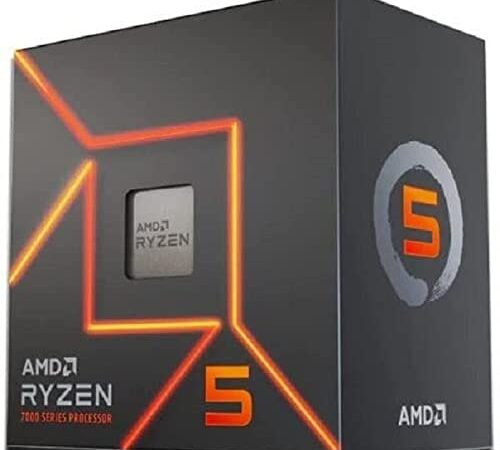 AMD Processore Ryzen 5 7600, 6 Core/12 Thread, Boost di Frequenza fino a 5.1 GHz