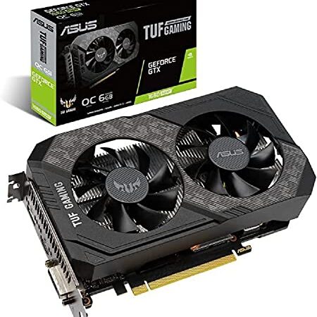 ASUS TUF Gaming NVIDIA GeForce GTX 1660 Super OC Edition, Scheda Video Gaming, Nero