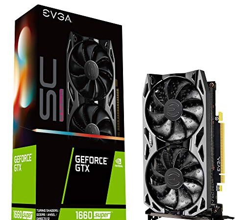 EVGA GeForce GTX 1660 SUPER SC ULTRA GAMING, 06G-P4-1068-KR, 6GB GDDR6, Dual Fan, Metal Backplate