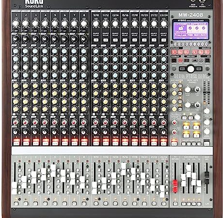 KORG SOUNDLINK MW-2408 Mixer di linea a 24 canali