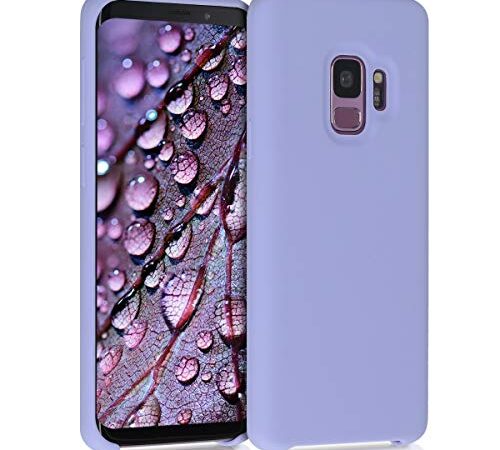 kwmobile Custodia Compatibile con Samsung Galaxy S9 Cover - Back Case per Smartphone in Silicone TPU - Protezione Gommata - lavanda