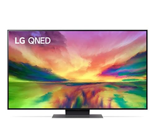 LG QNED 50'', Smart TV 4K, 50QNED816RE, Serie QNED81 2023, Processore α7 Gen6, Design ultra slim, Base essenziale, AI Picture Pro, 2 HDMI 2.1, VRR, Alexa, Wi-Fi, webOS 23, Telecomando puntatore