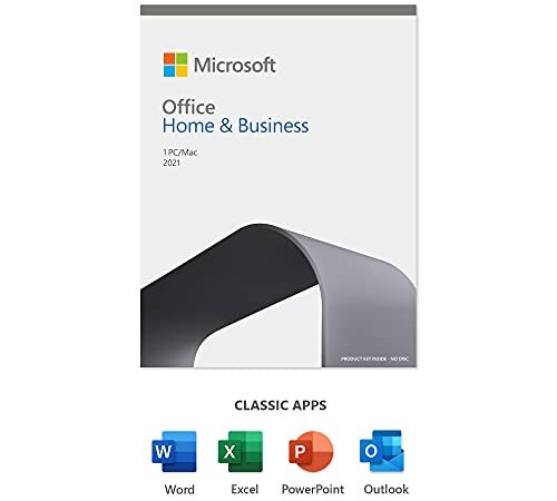 Microsoft Office 2021 Home & Business Full 1 license(s) English