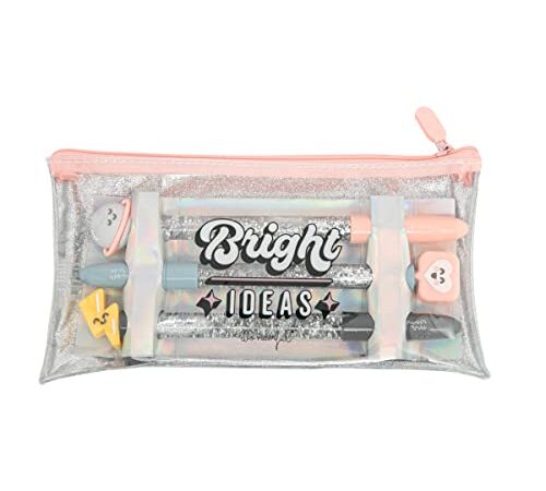 Mr. Wonderful - Set of pencil case and 3 pens - Bright ideas