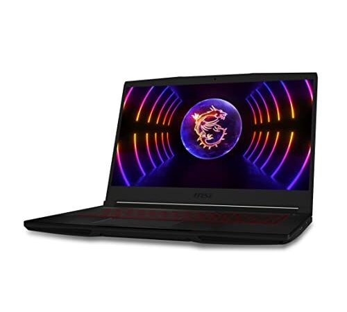 MSI Thin GF63 12UDX-293IT, Notebook Gaming, 15.6" FHD 144Hz, Intel i7-12650H, Nvidia RTX 3050 6GB GDDR6, RAM 16GB DDR4 3200MHz, 512B SSDPCIe 4, WiFi 6, Win 11 Home, Layout e Garanzia ITA, Nero