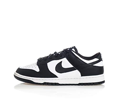 Nike Dunk Low Retro, Scarpe da Basket Uomo, White/Black-White, 42.5 EU