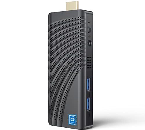 NiPoGi Mini PC Stick 8 GB DDR4, Intel Celeron N4000 Compute Stick Windows 10 Pro, 128 GB ROM Stick PC Supporto 4K HDMI, Bluetooth, Dual WiFi, Mini computer PC