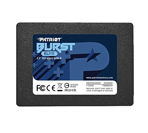 Patriot Memory SSD Unità a Stato Solido SATA 3 2.5" Interno 120GB BURST ELITE 6 Gbps