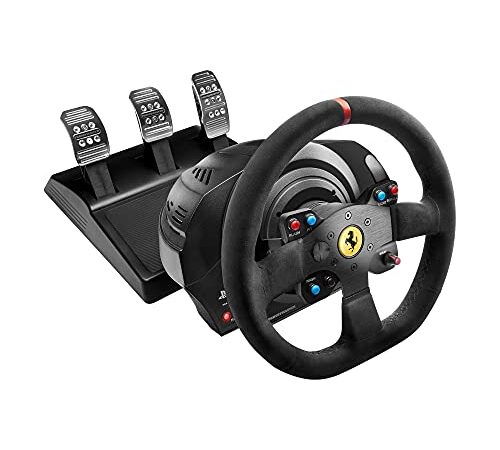 Thrustmaster T300 Ferrari Intergral Racing Wheel - Force Feedback Volante - PS5 /PS4 / PC