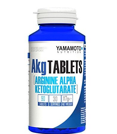 Yamamoto Nutrition AKG TABLETS integratore alimentare di arginina alfa chetoglutarato 90 compresse